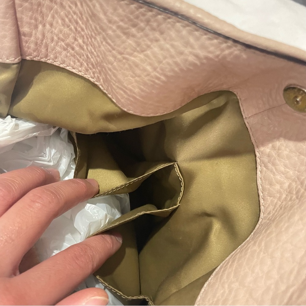 Coach Madison Phoebe Pink Leather Shoulder Bag Hobo Purse - Picture 7 of 16